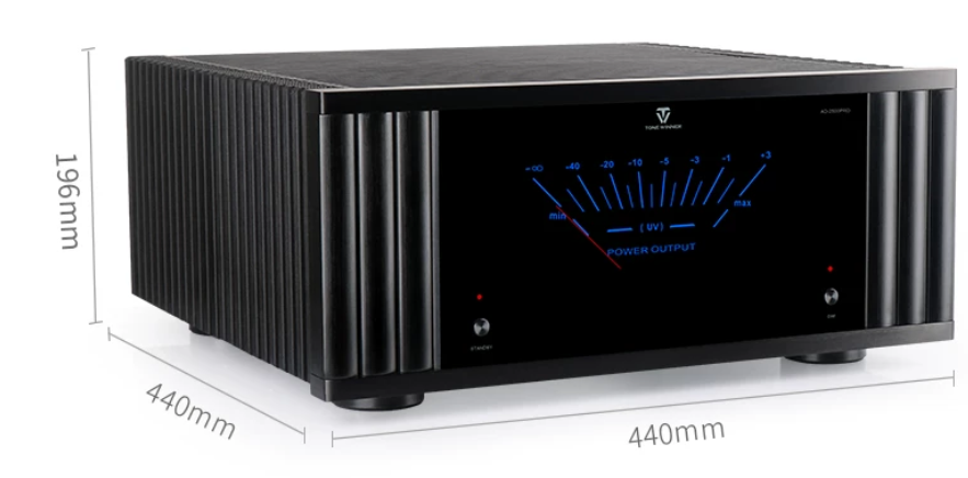 Tone Winner AD-2500 RO 1500W@8 Broadband & 2X500W@8Q 2 Channel Roaming Amplifier