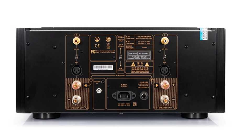 Tone Winner AD-2500 RO 1500W@8 Broadband & 2X500W@8Q 2 Channel Roaming Amplifier
