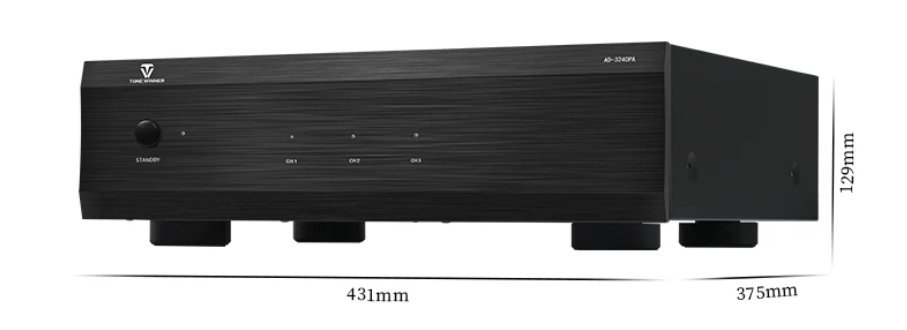New Arrival Winner AD-3240PA 3 Chan nels Home Power Amplifier AV Power Amplifiers 250W8Ω 400W@4Ω