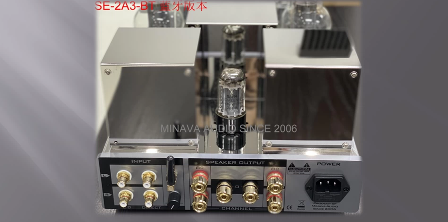 MINAVA AUDIO 2A3  6n8p Bluetooth Single End Tube Amplifier Class A Electronic Tube Amplifier RCA Input 5W 4/8Ohm