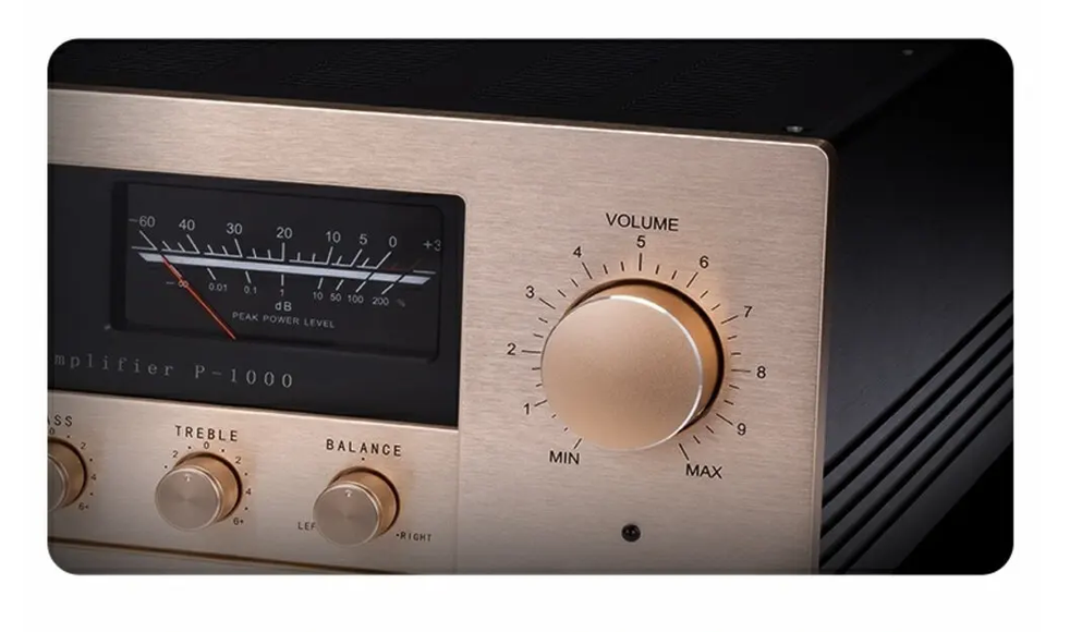 MUSMYS-Reference Accuphase P1000 Class AB High-power Amplifier With Remote Control 185W*2 HiFi Integrated Amplifier
