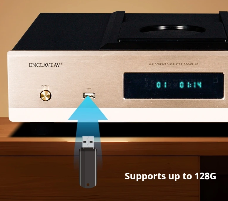 DP560Plus HIFI audiophile CD player record player 9038 decoding 5.0 Bluetooth lossless USB balanced output with remote control