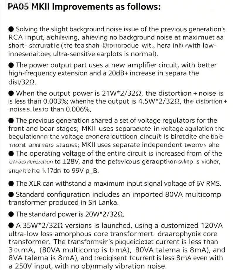 Leafaudio PA-05 MK2 Fully Balanced  Hifi Music Headphones Amplifier 35W * 2 AMP Pre-amp HD800, Arya, HE6SE nan7 Tablet Headphones