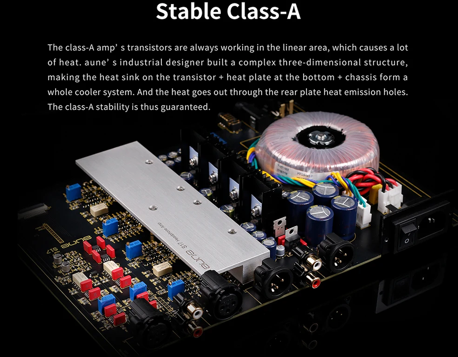 AUNE S17Pro R2R  High Power HiRes AUDIO Generation Fully discrete Class A preamplifier  headphone amplifier