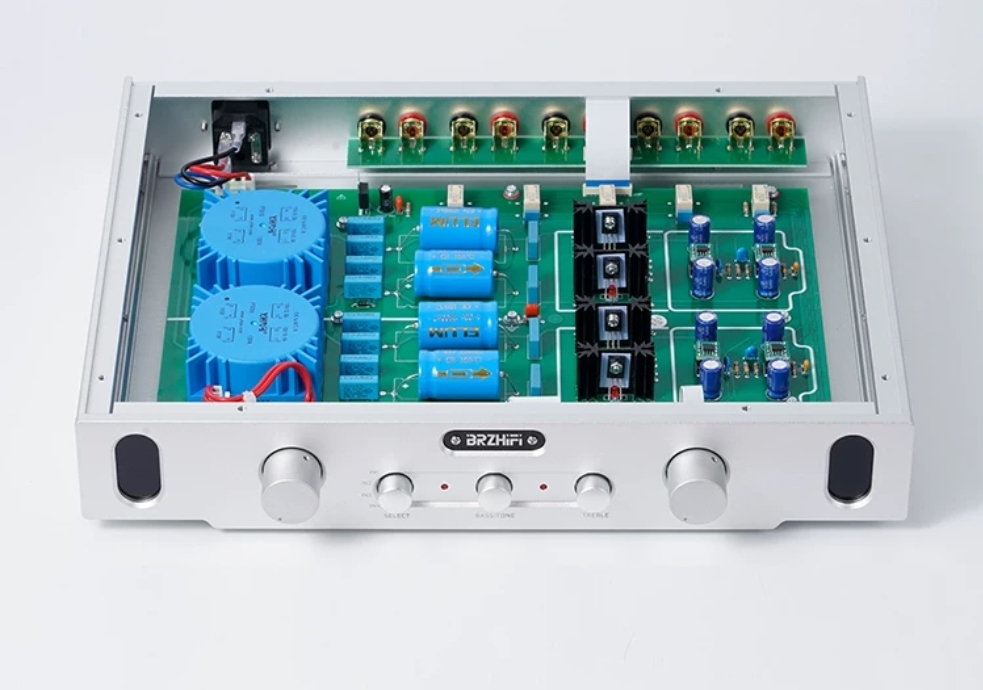 FV-2026 Class A power supply tone preamplifier independent adjustment of high and low frequencies+direct mode