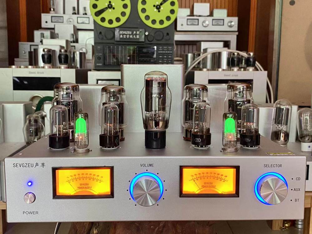 SEVGZEU KT88 Single ended Class A high-power 25W*2 stereo tube amplifier
