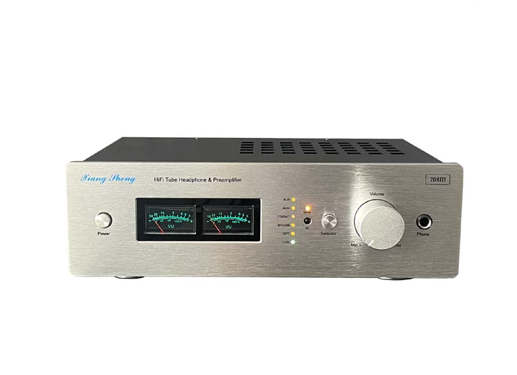 NEW 708B 6N3+6N11×2+6Z4 remote control tube headphone  audio decoder  preamplifier all-in-one optional Bluetooth Balanced RCA input