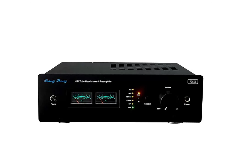 NEW 708B 6N3+6N11×2+6Z4 remote control tube headphone  audio decoder  preamplifier all-in-one optional Bluetooth Balanced RCA input