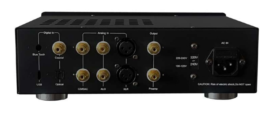 NEW 708B 6N3+6N11×2+6Z4 remote control tube headphone  audio decoder  preamplifier all-in-one optional Bluetooth Balanced RCA input