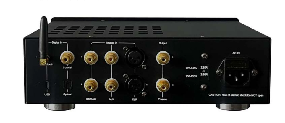 NEW 708B 6N3+6N11×2+6Z4 remote control tube headphone  audio decoder  preamplifier all-in-one optional Bluetooth Balanced RCA input