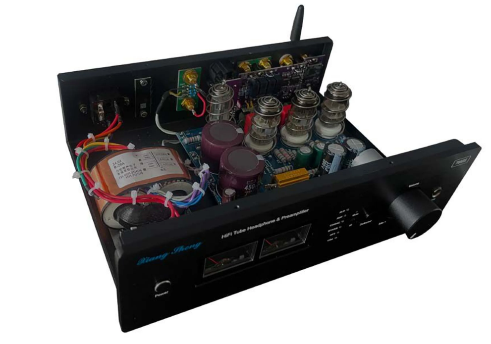 NEW 708B 6N3+6N11×2+6Z4 remote control tube headphone  audio decoder  preamplifier all-in-one optional Bluetooth Balanced RCA input
