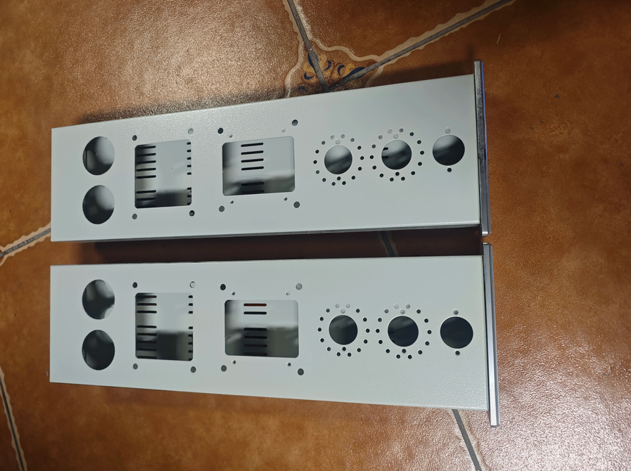 1 pair CARY amplifier DIY chassis KT88/KT66/EL34 push-pull tube amplifier install empty Enclosure  silver black for choose