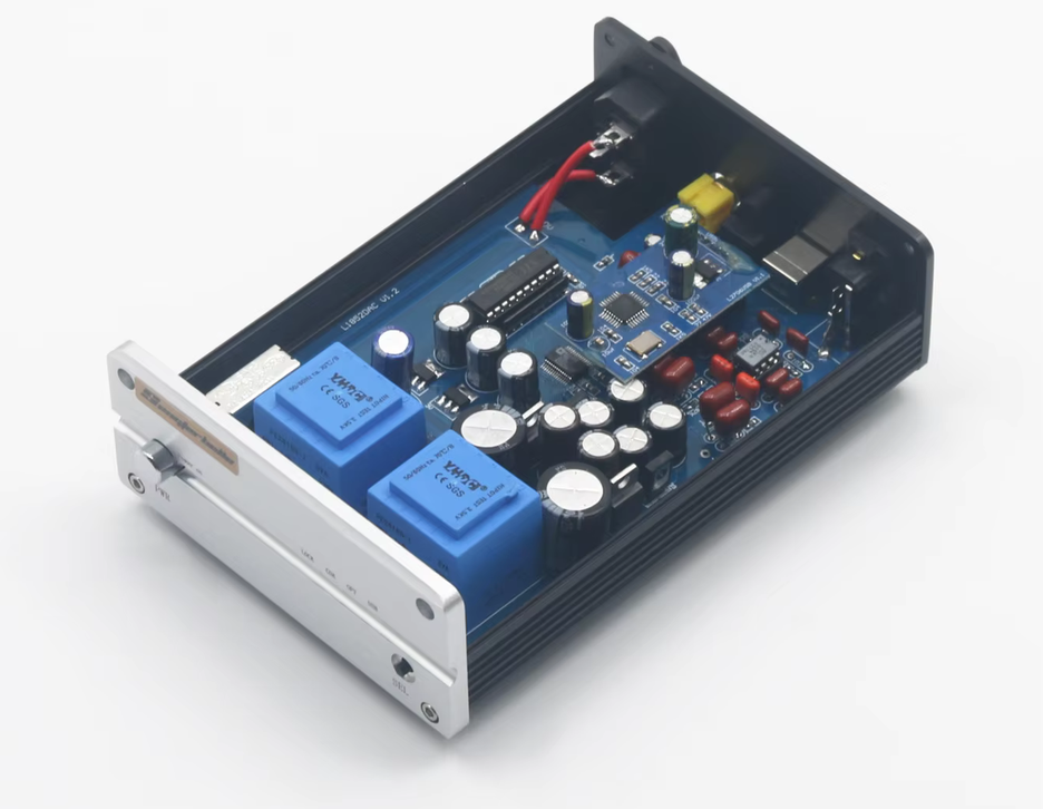 HiFi Stereo 24 Bit 192 kHz AD1852 Audio Decoder DAC With PCM2706 USB Fiber Coaxial