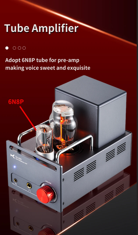 XDUOO TA-26S 6N5P 6N8P High Performance Tube Headphone Amplifier Line Out TA-26 Pre Amplifier