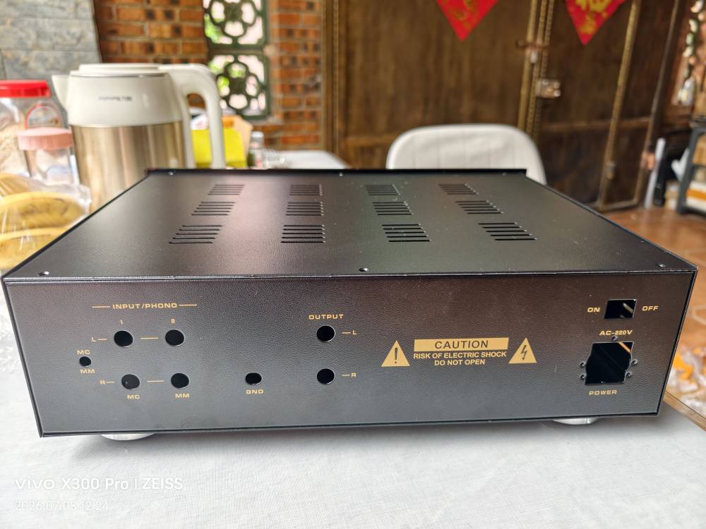 AN Audiophile deluxe version tube preamplifier chassis HIFI DIY pre-amp case Iron box