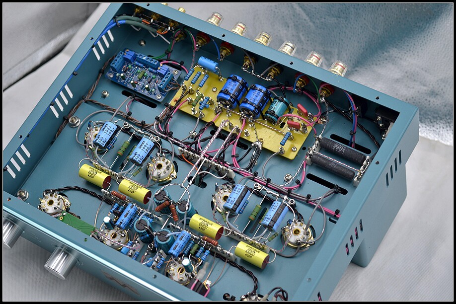 El84 push-pull AB1 class self biased 15W*2 stereo HIFI electron tube amplifier