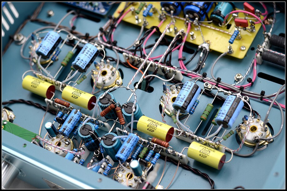 El84 push-pull AB1 class self biased 15W*2 stereo HIFI electron tube amplifier
