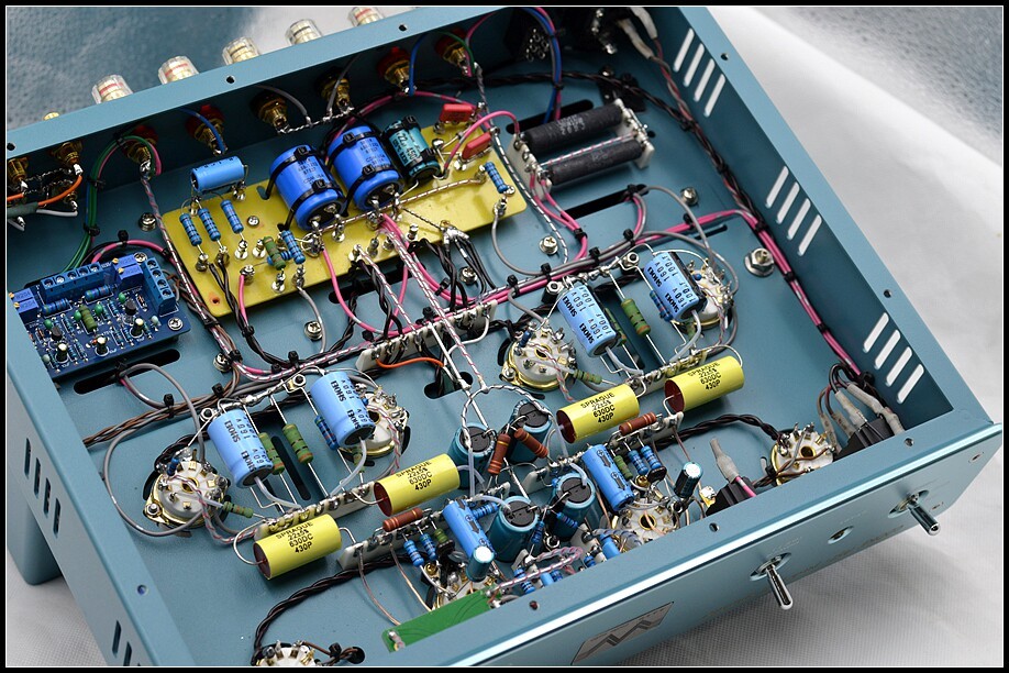 El84 push-pull AB1 class self biased 15W*2 stereo HIFI electron tube amplifier