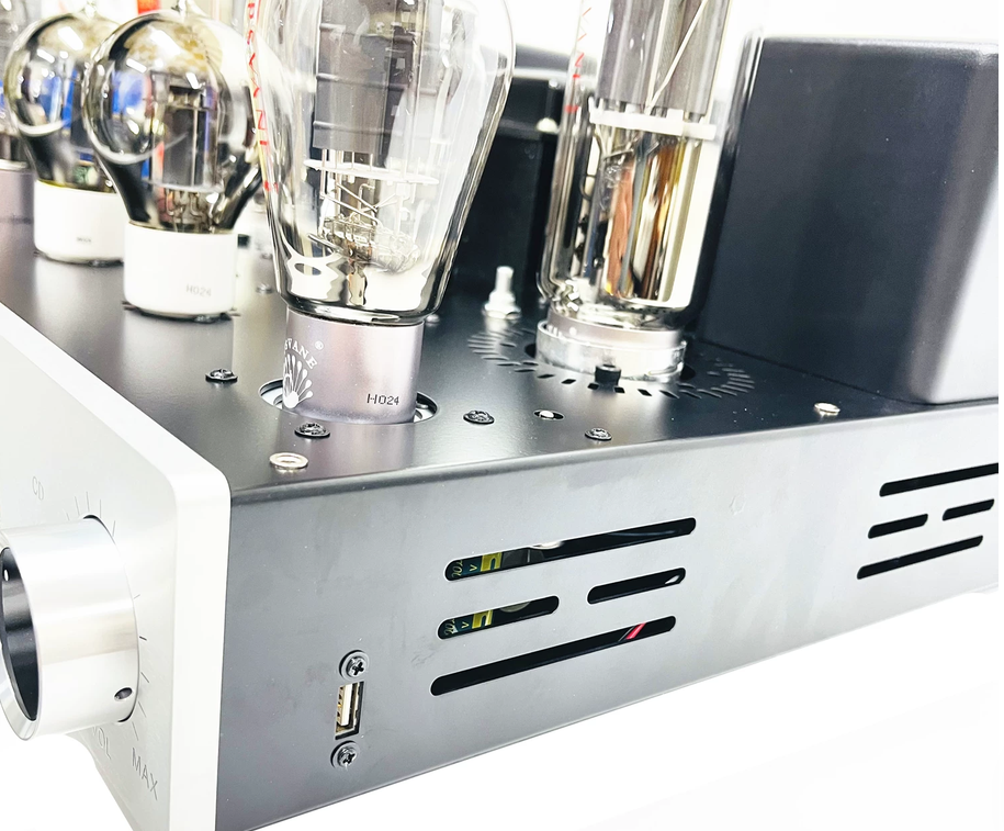 300B Push 845 Bluetooth high power class A HIFI  tube amplifier 6SN7 300B 845 5∪4G tube amp Built in decoding 28W*2