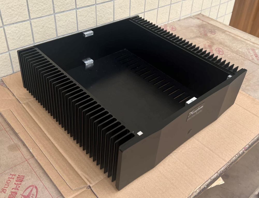 CNC All Aluminum class A Power Amplifier Chassis HIFI DIY amp case PSU box Can install Accuphase circuit