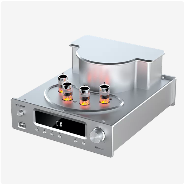 DVR-102 hifi  ECC83 ECC82 Bluetooth tube amplifier combined power amplifier Support fiber coaxial usb input