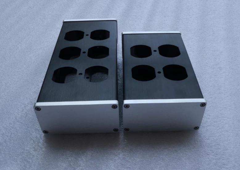 0905 Full Aluminum American standard power box Power strip chassis
