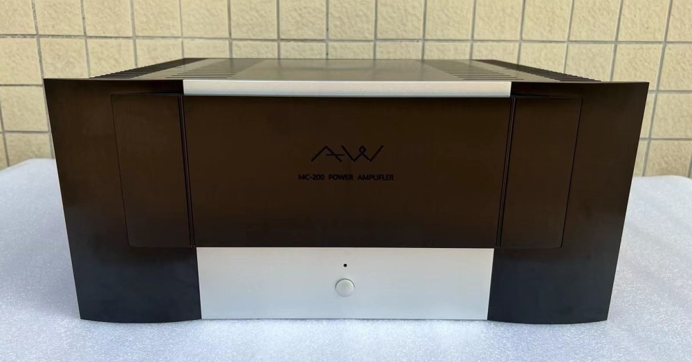 AW MC-200 Full aluminum alloy Class A amplifier chassis black HIFI DIY Amp Case Can install MARK LEVINSON circuit