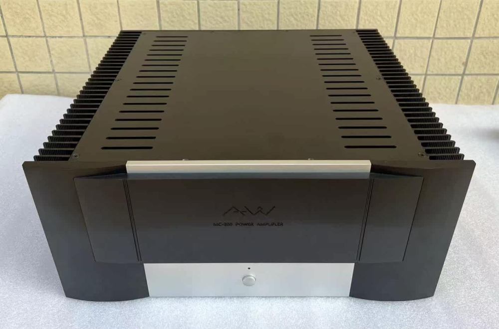 AW MC-200 Full aluminum alloy Class A amplifier chassis black HIFI DIY Amp Case Can install MARK LEVINSON circuit