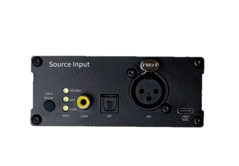 Digital Signal Sampling Rate Converter Coaxial, Fiber Optic AES/EBU Input 24bit 192K