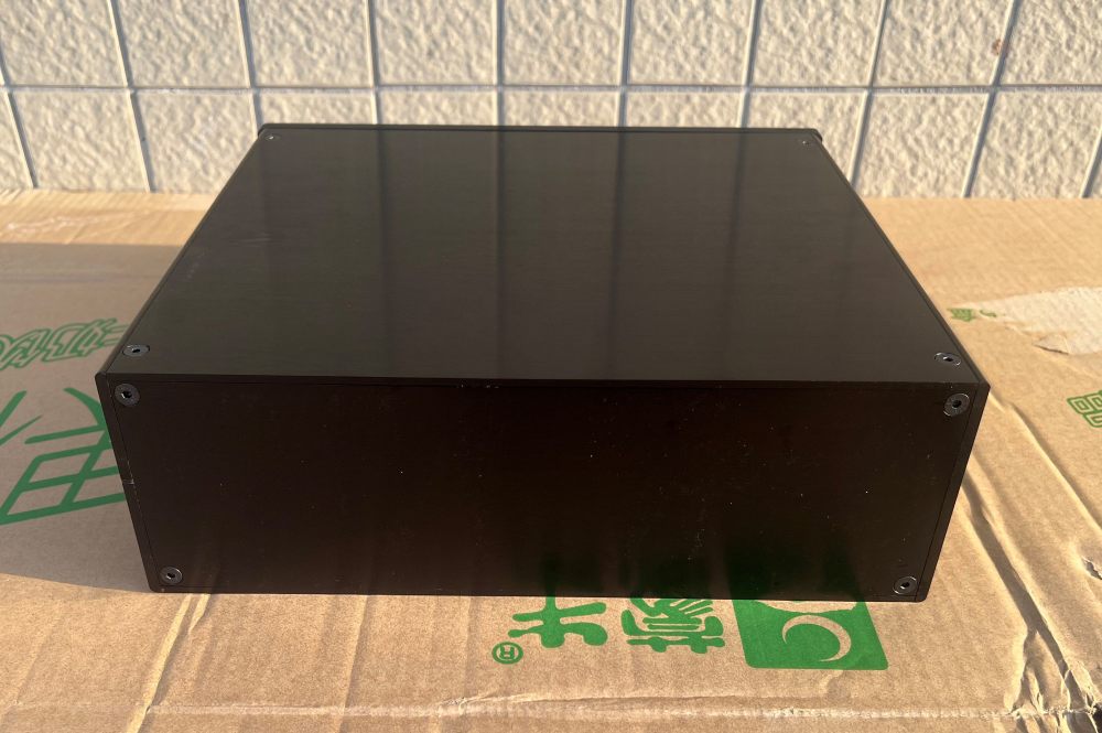 Black full aluminum HIFI DIY amplifier chassis preamp case tube amp box