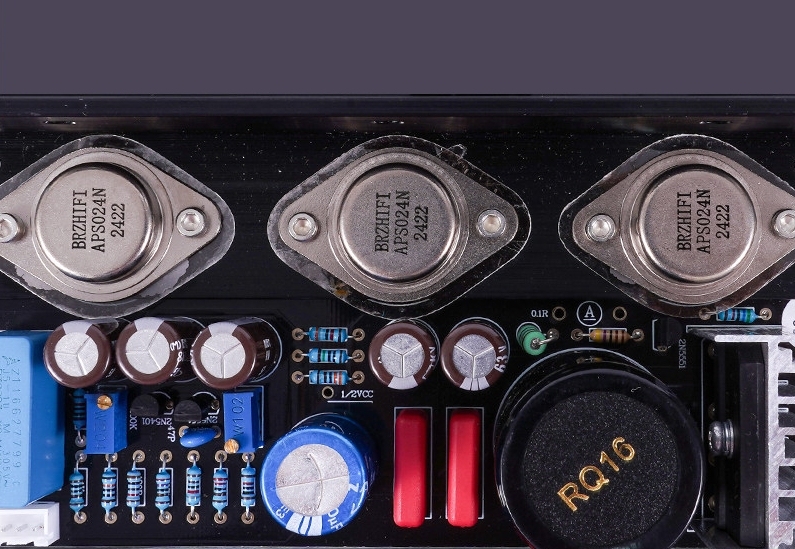 HD1969 Single-ended Class A HIFI DIY 10W+10W stereo amplifier board with Thermal conductivity angle aluminum