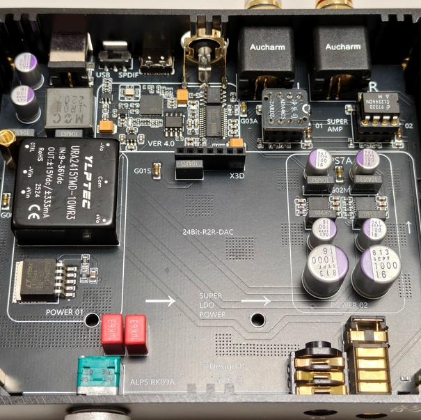 R2R Decoder V4, zero Background Noise, One Ten Thousandth Dynamic Compensation 24 Bit Decoder