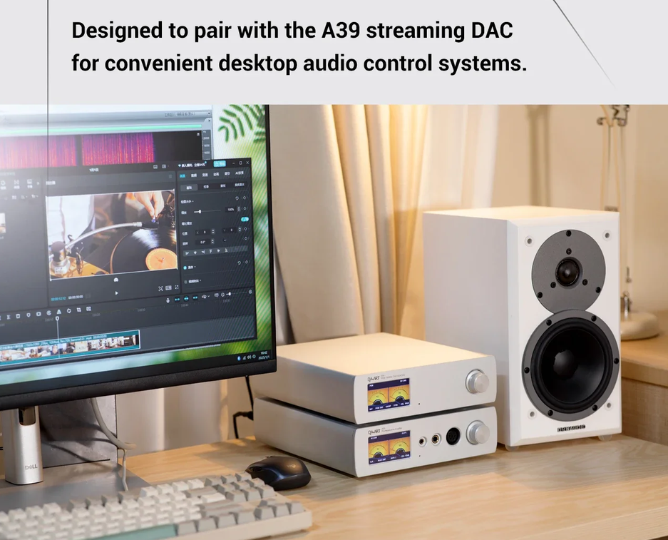 DAART YULONG D39 Streaming Decoder DAC ESS9039PRO chip DSD1024 PCM768kHz Local Sync I2S Streaming AES Network USB Easy Switching