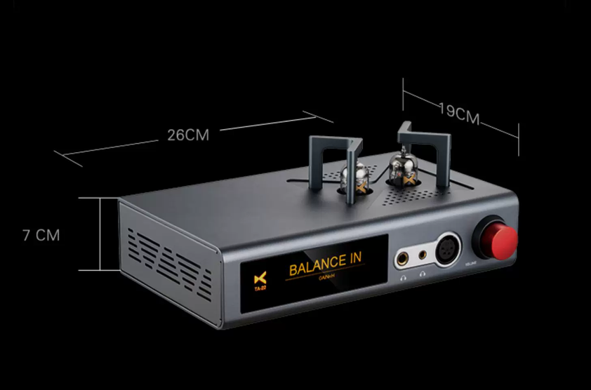 XDUOO TA-22 DAC 12AU7 Tube Balance Headphone Amplifier ES9038Q2M*2 USB DSD256 32Bit/384kHz TA22 HD Bluetooth DAC Amp