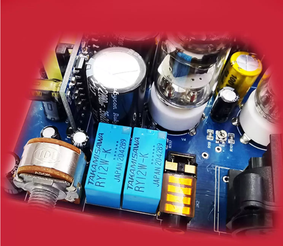 Xduoo MT-604 Tube+Transistor Hybrid Headphone Amplifier Pre-Amplifier with Four 6J1 Balanced Tubes Independent L&R Volume Control AC110-240V