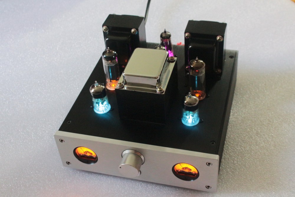 6P14+6N3 HIFI DIY single-ended 4.5W*2 stereo tube amplifier with VU meter
