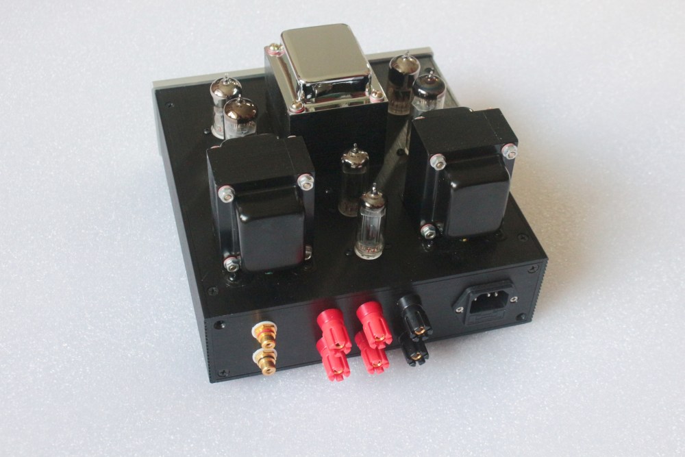 6P14+6N3 HIFI DIY single-ended 4.5W*2 stereo tube amplifier with VU meter