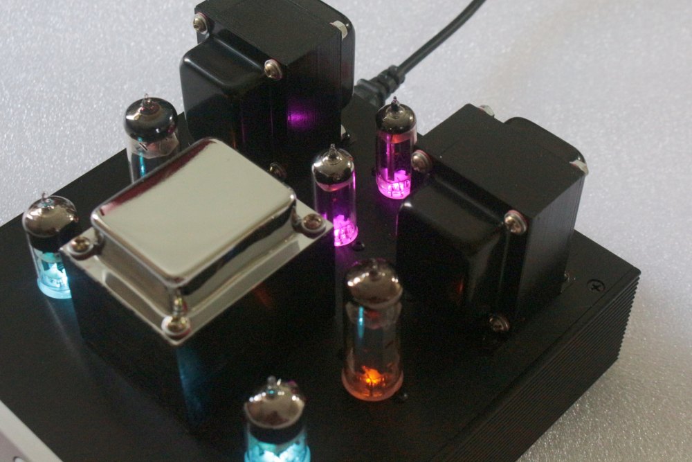 6P14+6N3 HIFI DIY single-ended 4.5W*2 stereo tube amplifier with VU meter