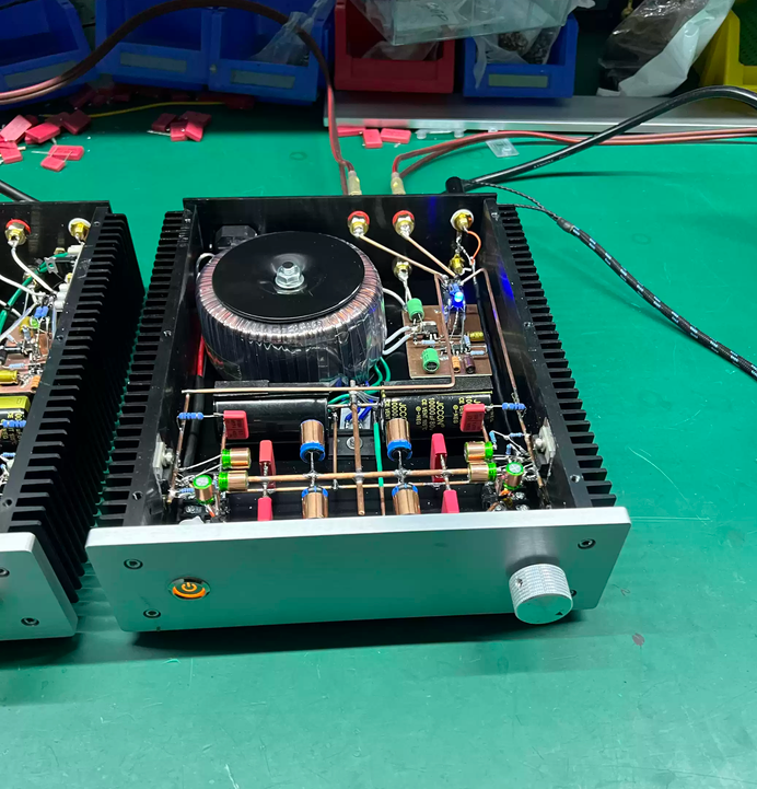 TDA7293 Handmade HIFI DIY stereo 100W+100W class AB amplifier