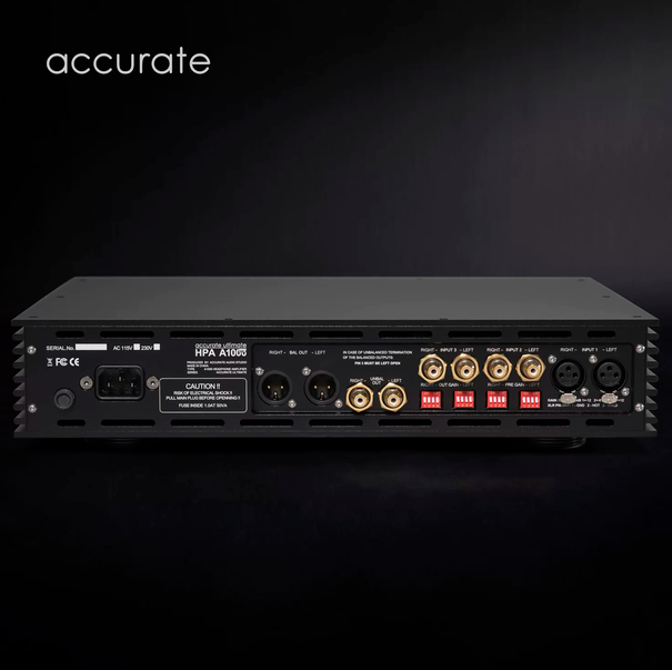 A-272 Accurate HPA-A1000 MK3 balanced headphone amplifier, preamplifier, dynamic coil, tablet universal headphone amplifier