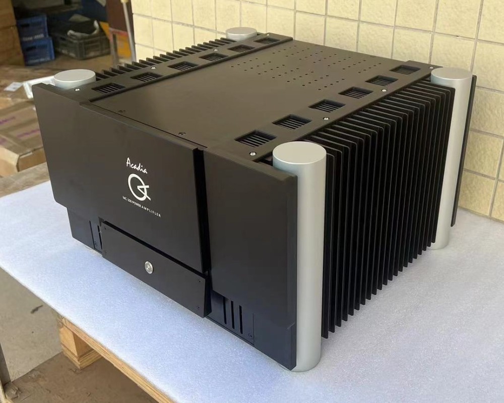 Black HIFI DIY full aluminum class A power amplifier chassis Amp case 500*300*476mm