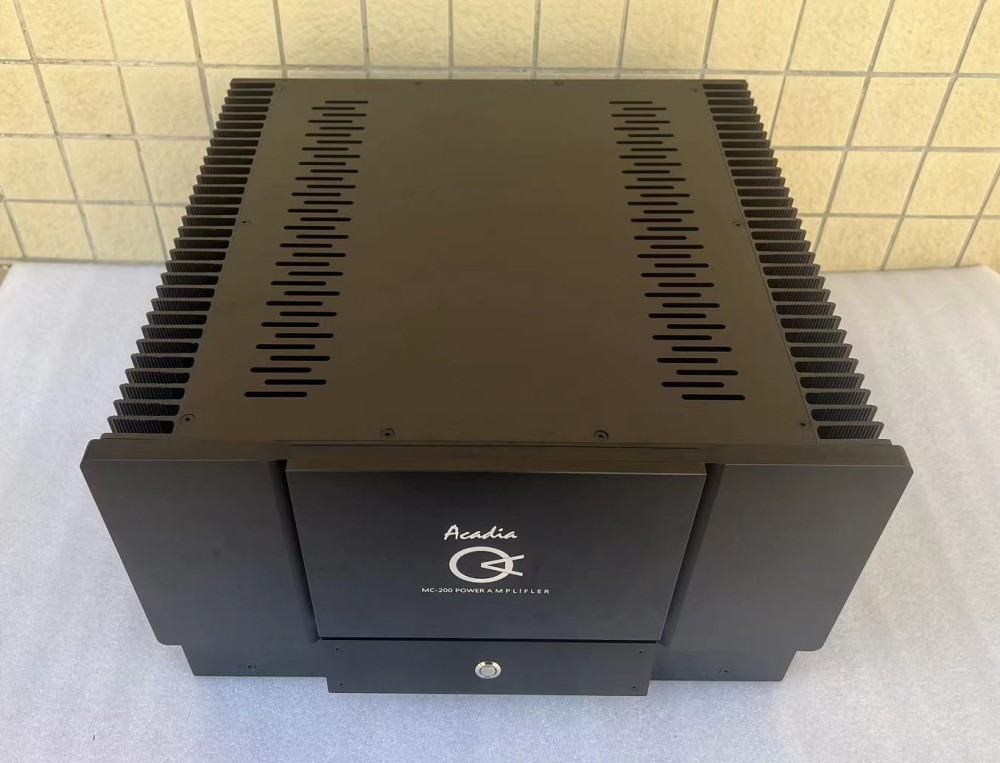 Black HIFI DIY full aluminum class A power amplifier chassis Amp case 450*300*426mm