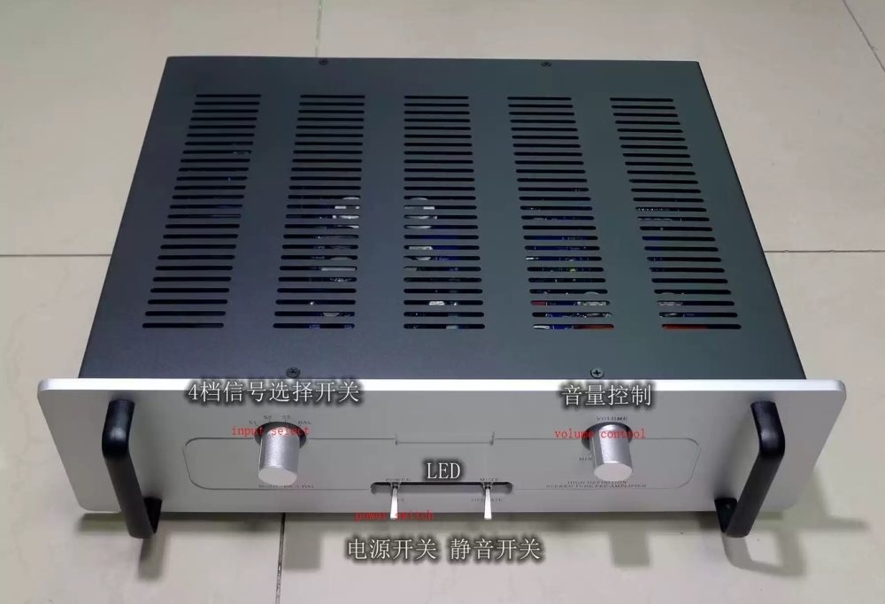 Refer to Audio Research SP-10 circuit finised HIFI DIY stereo tube preamplifier with XLR input output