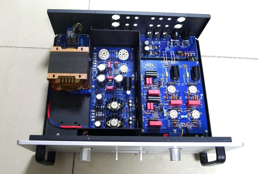 Refer to Audio Research SP-10 circuit finised HIFI DIY stereo tube preamplifier with XLR input output