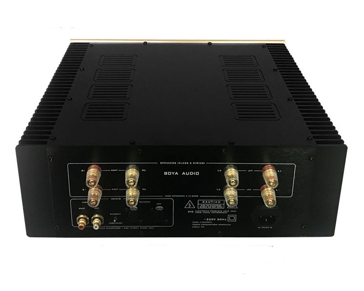 A65 hifi Fully balanced stereo class AB 250W*2 power amplifier with XLR input