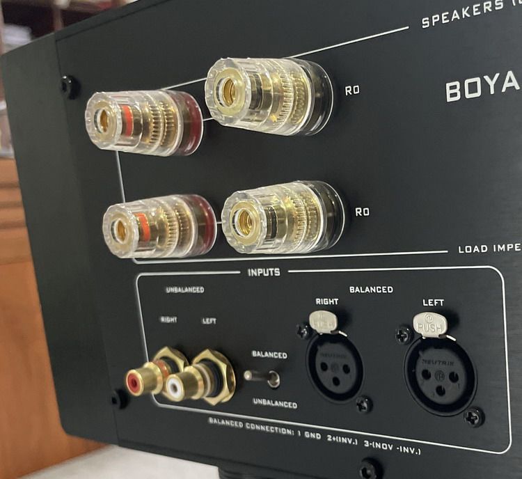 A65 hifi Fully balanced stereo class AB 250W*2 power amplifier with XLR input