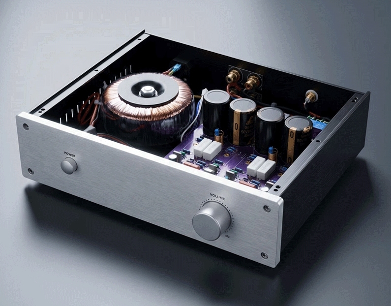 AP50 HIFI DIY stereo 50W*2 power amplifier with protection circuit Refer to the AP50 circuit in the UK