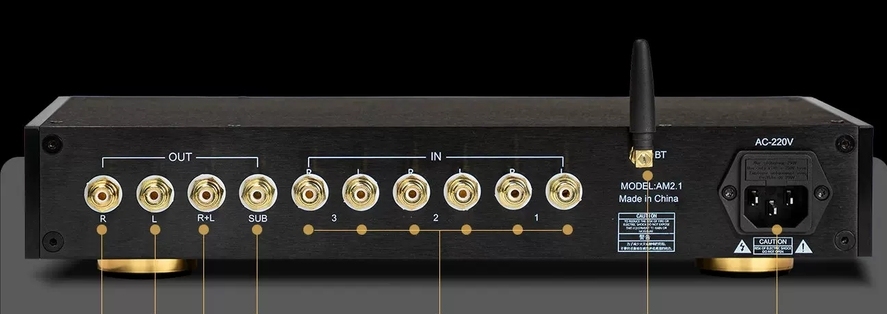 AM2.1 class A hifi Tone Bluetooth 5.4 preamplifier Ultra low distortion