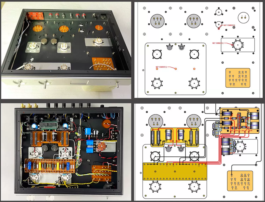 300B Electron Tube Amplifier SV300B Single-Ended High End DIY Amp,Z9 Output Transformer, 6SN7 Push 300B