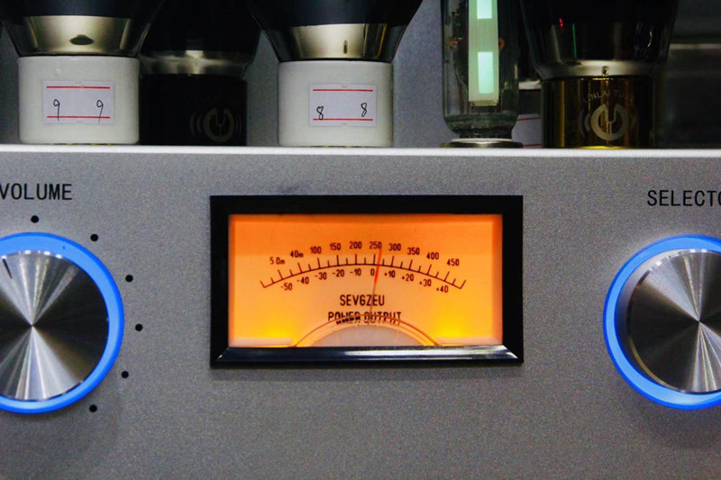 AK-845 HiFi Dual power transformer 300B push 845 single ended Class A 25W*2 electronic tube amplifier with VU meter